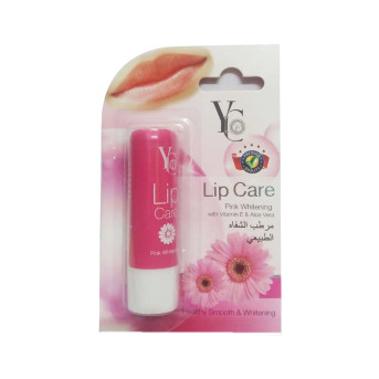YC PINK WHITE -VIT E & ALOE VERA LIP CARE 3.8 GM